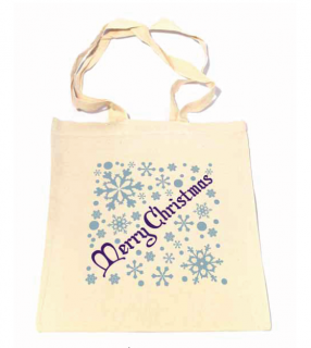 Silver Snowflake Shopper Bag product image